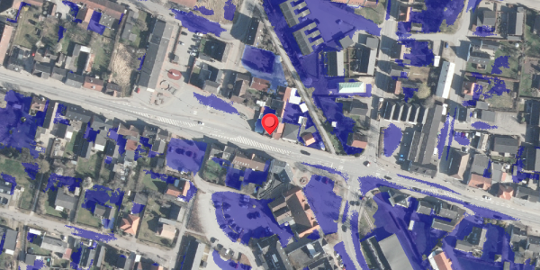 Ekstrem regn på Vestergade 6, 8963 Auning
