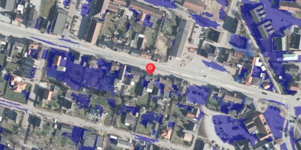 Ekstrem regn på Vestergade 13, 8963 Auning