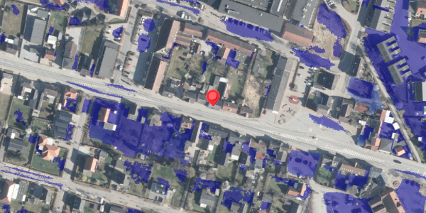 Ekstrem regn på Vestergade 20, 8963 Auning
