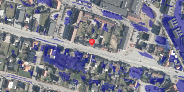 Ekstrem regn på Vestergade 22, 8963 Auning