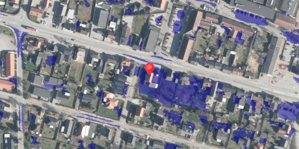 Ekstrem regn på Vestergade 23, 8963 Auning