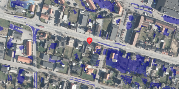 Ekstrem regn på Vestergade 27, 8963 Auning