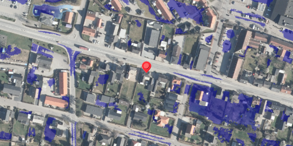 Ekstrem regn på Vestergade 29, 8963 Auning