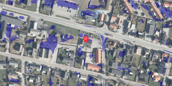 Ekstrem regn på Vestergade 39, 8963 Auning
