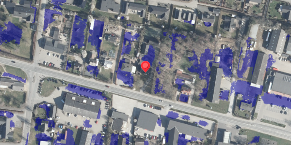 Ekstrem regn på Vestergade 50, 8963 Auning