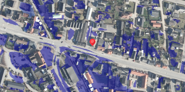 Ekstrem regn på Østergade 7, 8963 Auning