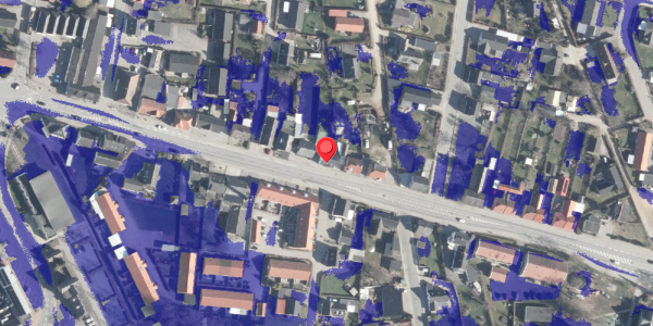 Ekstrem regn på Østergade 21, 8963 Auning