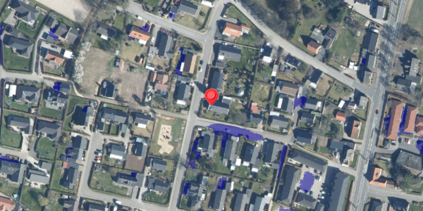 Ekstrem regn på Egevej 7, 8653 Them