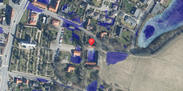 Ekstrem regn på Museumsvej 10, 8653 Them