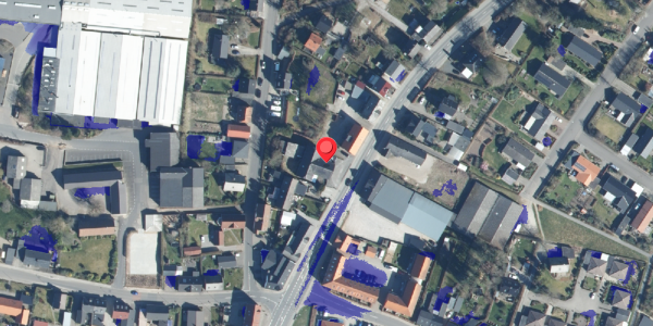 Ekstrem regn på Silkeborgvej 40, 8653 Them