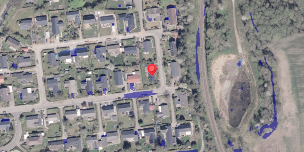 Ekstrem regn på Teglvangen 20, 8340 Malling