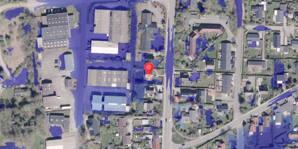 Ekstrem regn på Bredgade 24, 8340 Malling