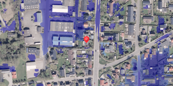 Ekstrem regn på Bredgade 28, 8340 Malling