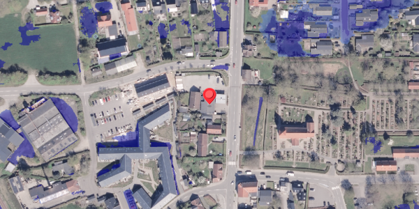 Ekstrem regn på Bredgade 44, 8340 Malling