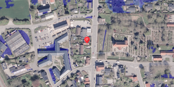 Ekstrem regn på Bredgade 46, 8340 Malling
