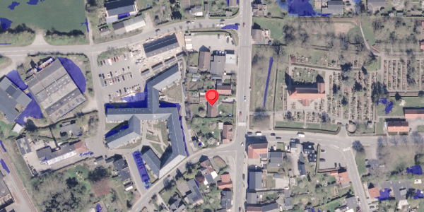 Ekstrem regn på Bredgade 48, 8340 Malling