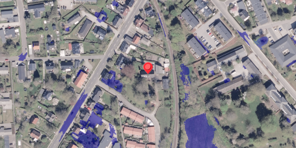 Ekstrem regn på Bredgade 85, 8340 Malling