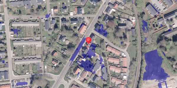 Ekstrem regn på Bredgade 93, 8340 Malling