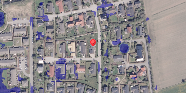Ekstrem regn på Egeskellet 45, 8340 Malling