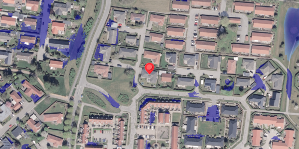 Ekstrem regn på Egevangen 21, 8355 Solbjerg