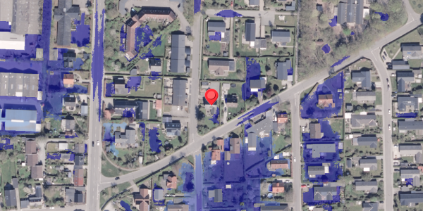 Ekstrem regn på Nyløkkevej 4, 8340 Malling