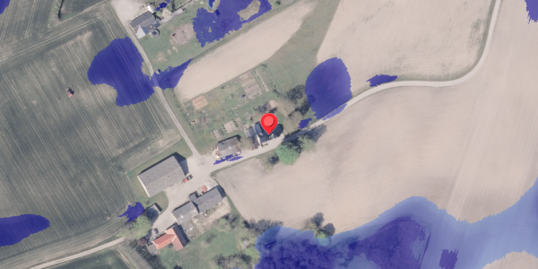 Ekstrem regn på Hinnedrupvej 9, 8340 Malling