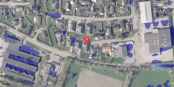 Ekstrem regn på Parallelvej 57, 8380 Trige