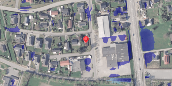 Ekstrem regn på Parallelvej 61, 8380 Trige