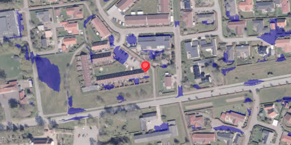 Ekstrem regn på Præstetoften 5, 8330 Beder