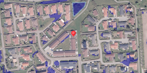 Ekstrem regn på Præstetoften 20, 8330 Beder