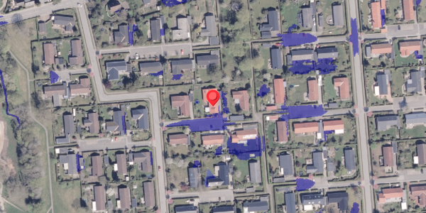 Ekstrem regn på Skeltoften 21, 8330 Beder