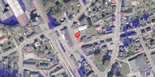 Ekstrem regn på Stationspladsen 4, 8340 Malling