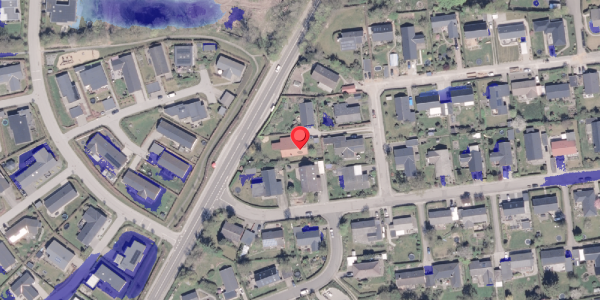 Ekstrem regn på Teglvangen 5, 8340 Malling