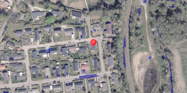 Ekstrem regn på Teglvangen 16, 8340 Malling