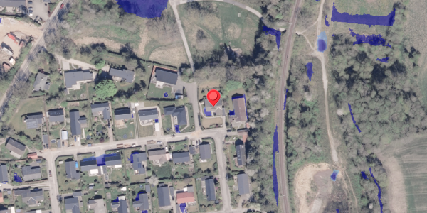 Ekstrem regn på Teglvangen 27, 8340 Malling