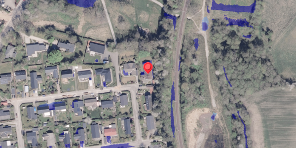 Ekstrem regn på Teglvangen 29, 8340 Malling