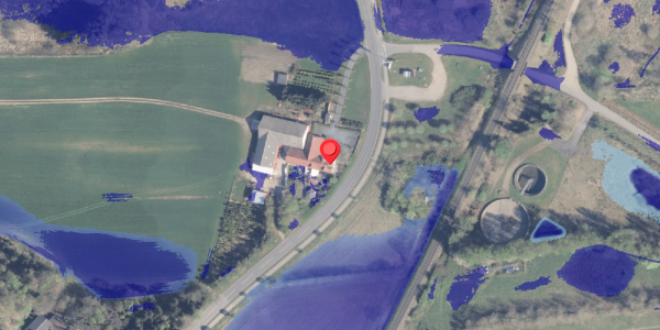 Ekstrem regn på Bjerringbrovej 49, 8850 Bjerringbro