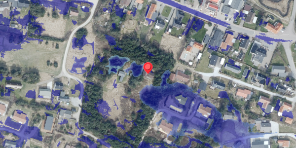 Ekstrem regn på Pinbak 28, 7700 Thisted