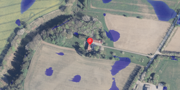 Ekstrem regn på Frausingvej 2, 8643 Ans By