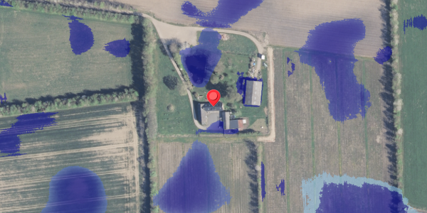 Ekstrem regn på Frausingvej 7, 8643 Ans By