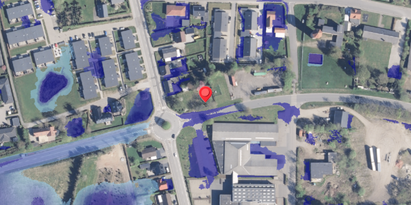 Ekstrem regn på Industrivej 21, . , 8620 Kjellerup