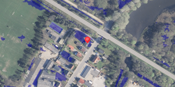 Ekstrem regn på Søgade 21, 8643 Ans By