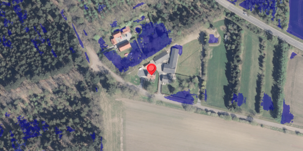 Ekstrem regn på Aarestrupvej 184, 7470 Karup J