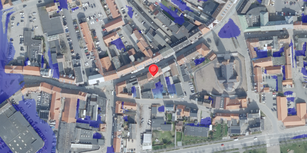 Ekstrem regn på Algade 21, 7900 Nykøbing M