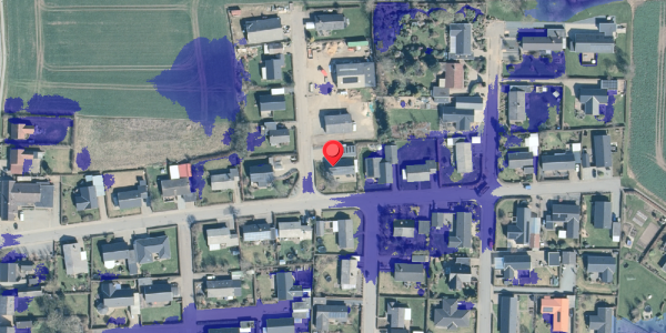 Ekstrem regn på Irisvej 2, 7870 Roslev