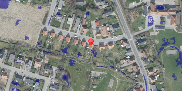 Ekstrem regn på Aagade 5, 7770 Vestervig