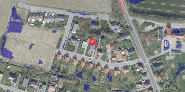 Ekstrem regn på Aagade 10, 7770 Vestervig