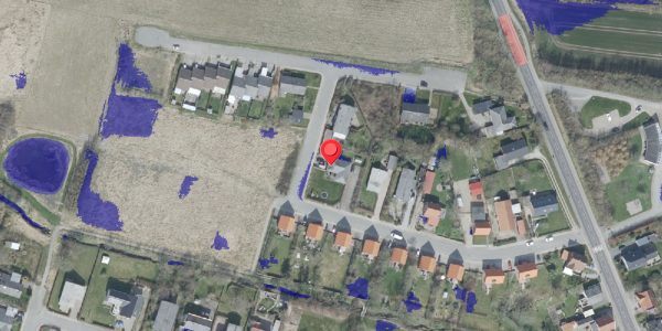 Ekstrem regn på Aagade 14, 7770 Vestervig