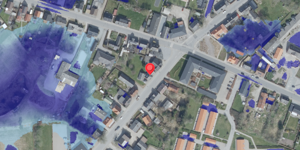 Ekstrem regn på Algade 4, 7752 Snedsted