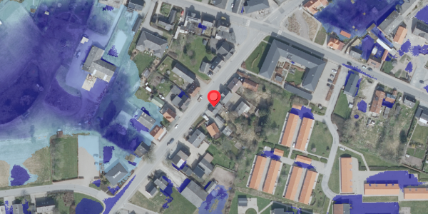 Ekstrem regn på Algade 7, 7752 Snedsted